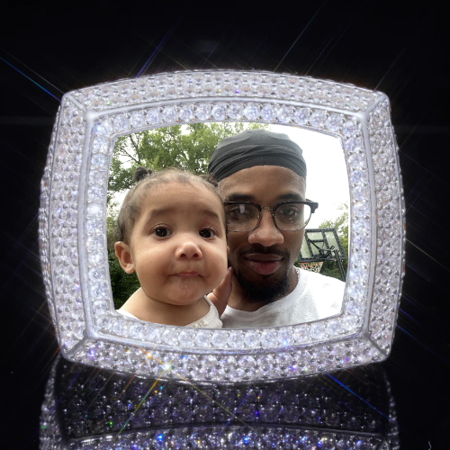 3D CUSTOM PICTURE ICED RING