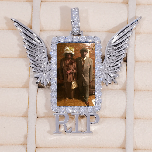 RIP WING 3D CUSTOM PICTURE PENDANT