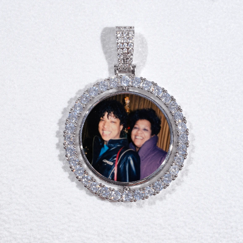 3D Spinning 2-Faced Custom Picture Pendant