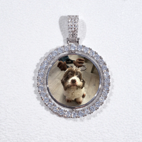 3D Spinning 2-Faced Custom Picture Pendant