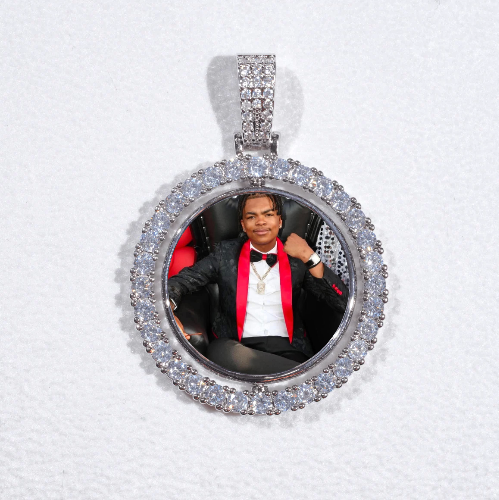 3D Spinning 2-Faced Custom Picture Pendant