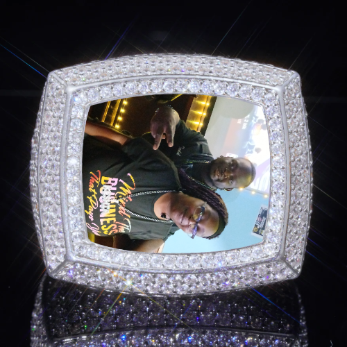 3D CUSTOM PICTURE ICED RING
