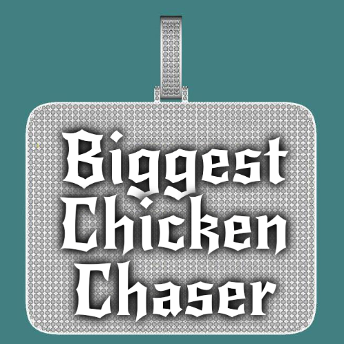 CUSTOM LETTER NECKLACE 3D BIG SQUARE