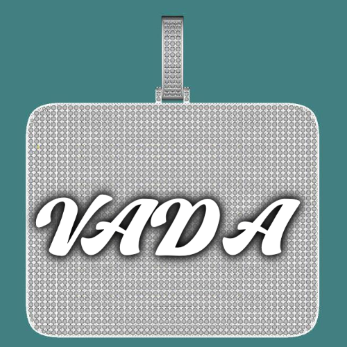 CUSTOM LETTER NECKLACE 3D BIG SQUARE