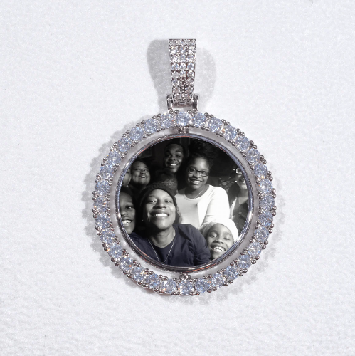 3D Spinning 2-Faced Custom Picture Pendant