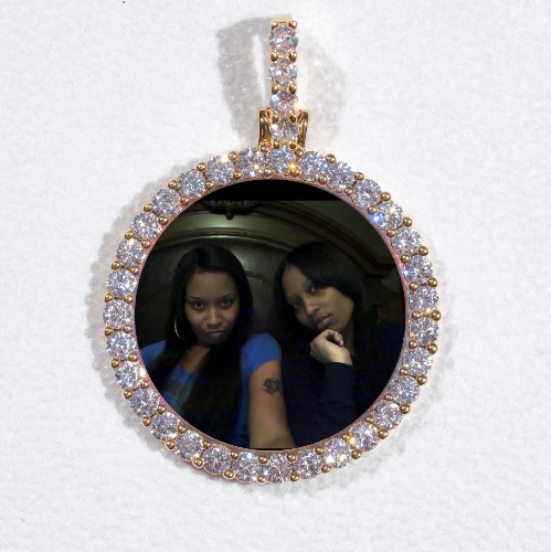 3D CIRCLE CUSTOM PICTURE PENDANT SMALL SIZE