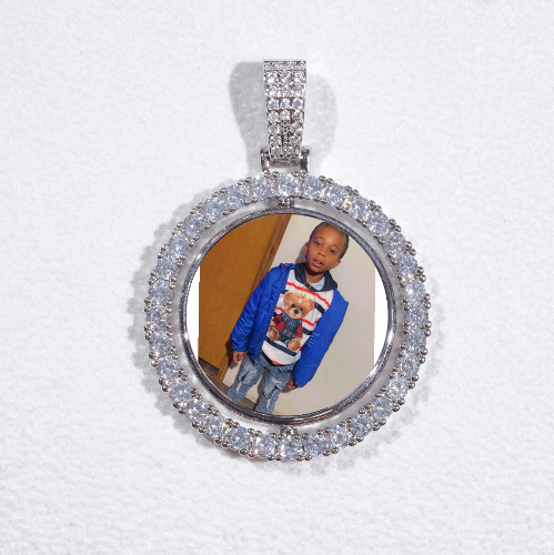 3D Spinning 2-Faced Custom Picture Pendant