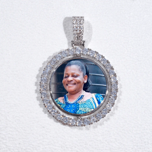 3D Spinning 2-Faced Custom Picture Pendant