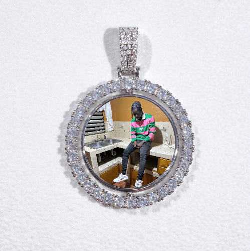 3D Spinning 2-Faced Custom Picture Pendant