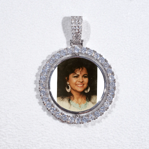 3D Spinning 2-Faced Custom Picture Pendant