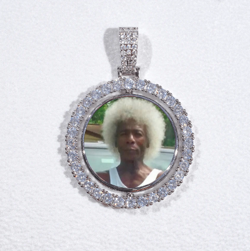 3D Spinning 2-Faced Custom Picture Pendant
