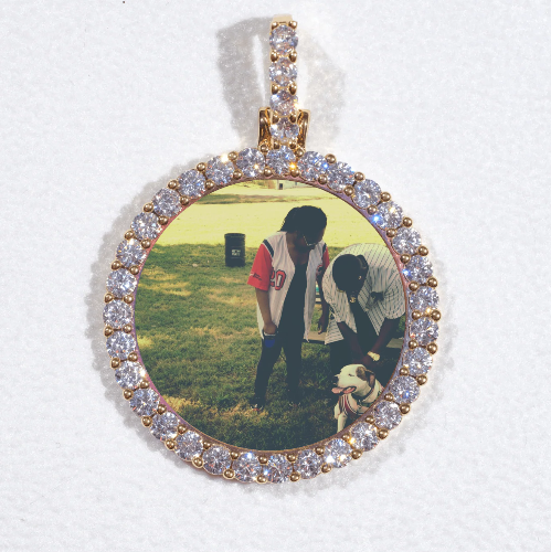 3D CIRCLE CUSTOM PICTURE PENDANT SMALL SIZE