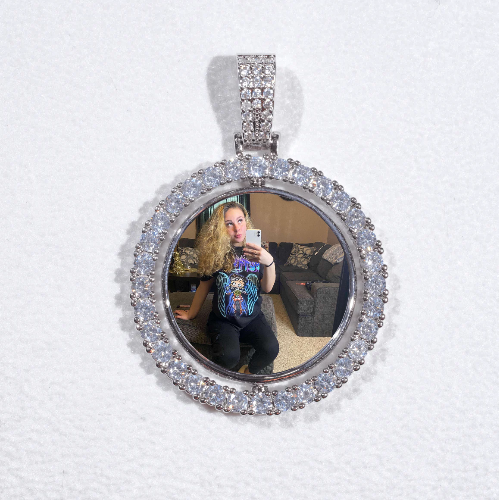 3D Spinning 2-Faced Custom Picture Pendant