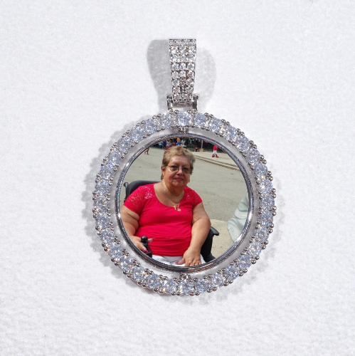 3D Spinning 2-Faced Custom Picture Pendant