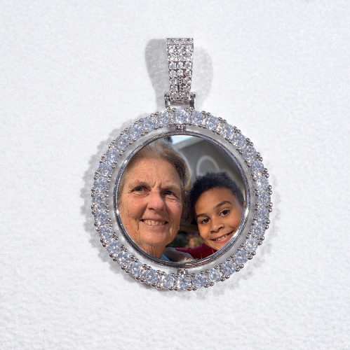 3D Spinning 2-Faced Custom Picture Pendant