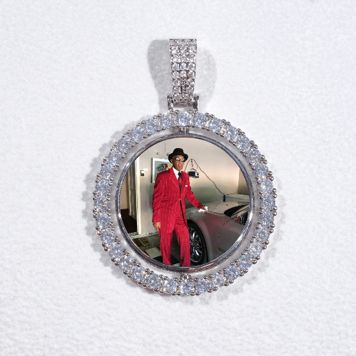 3D Spinning 2-Faced Custom Picture Pendant