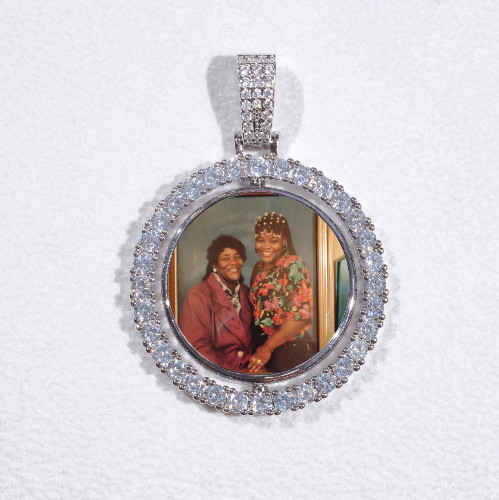 3D Spinning 2-Faced Custom Picture Pendant