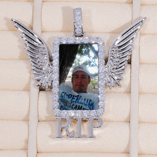 RIP WING 3D CUSTOM PICTURE PENDANT