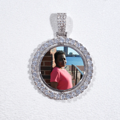 3D Spinning 2-Faced Custom Picture Pendant