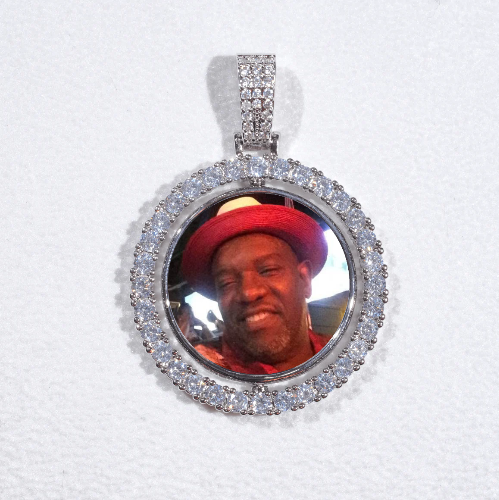 3D Spinning 2-Faced Custom Picture Pendant