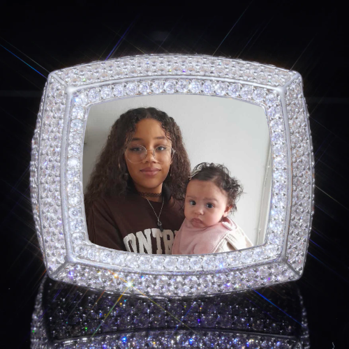 3D CUSTOM PICTURE ICED RING