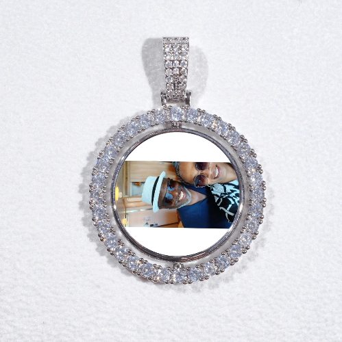 3D Spinning 2-Faced Custom Picture Pendant