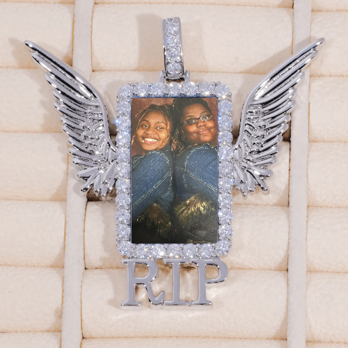 RIP WING 3D CUSTOM PICTURE PENDANT