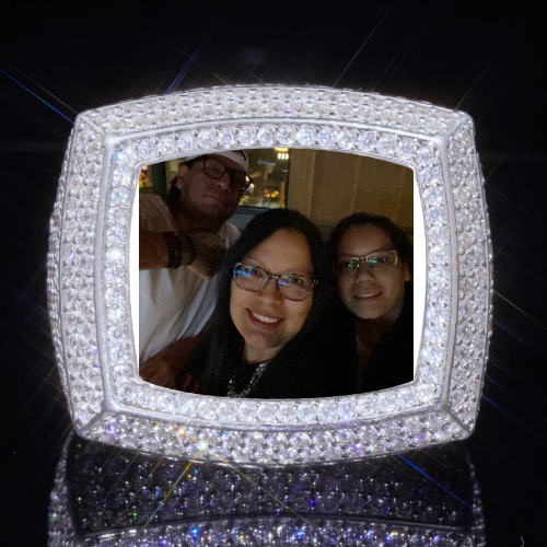 3D CUSTOM PICTURE ICED RING