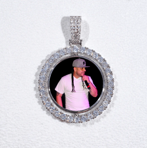 3D Spinning 2-Faced Custom Picture Pendant