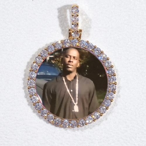 3D CIRCLE CUSTOM PICTURE PENDANT SMALL SIZE