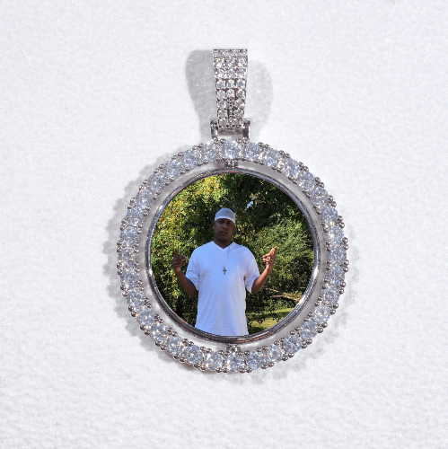 3D Spinning 2-Faced Custom Picture Pendant