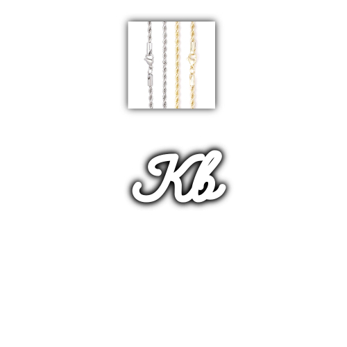 Script Custom Letter Necklace