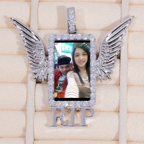 RIP WING 3D CUSTOM PICTURE PENDANT