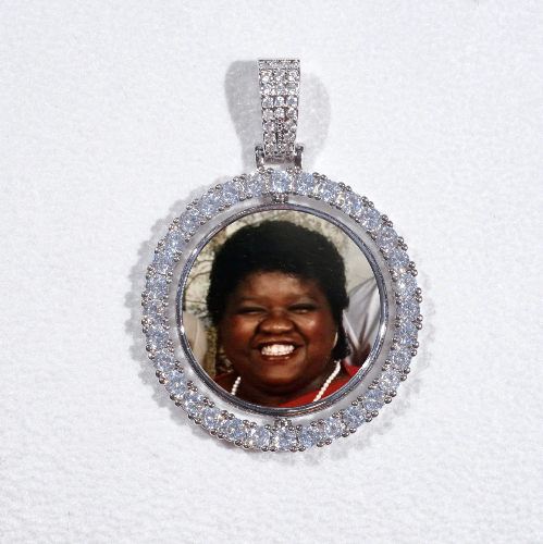 3D Spinning 2-Faced Custom Picture Pendant