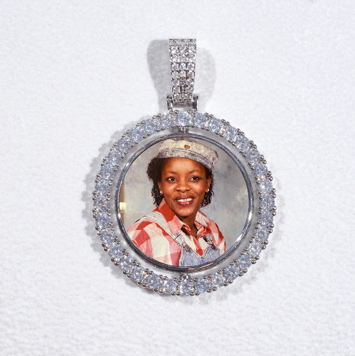 3D Spinning 2-Faced Custom Picture Pendant