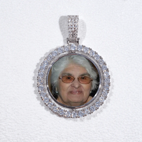 3D Spinning 2-Faced Custom Picture Pendant