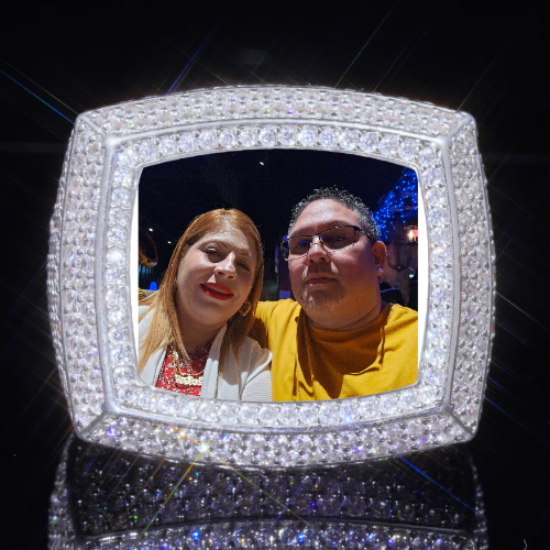 3D CUSTOM PICTURE ICED RING