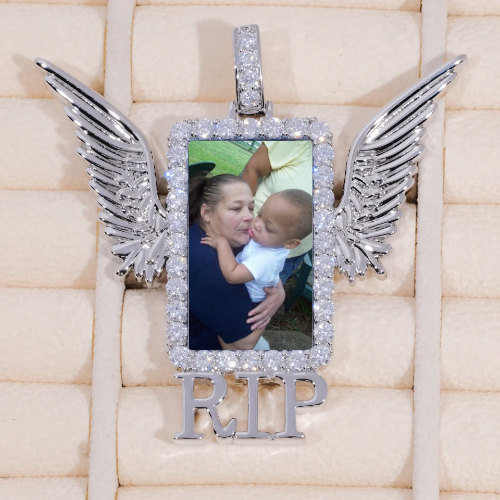 RIP WING 3D CUSTOM PICTURE PENDANT