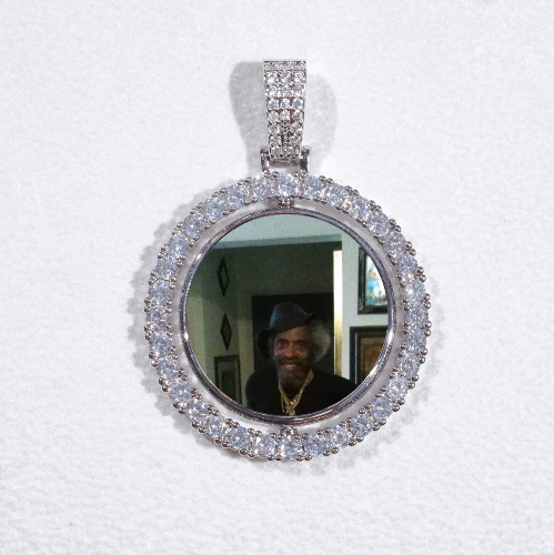 3D Spinning 2-Faced Custom Picture Pendant