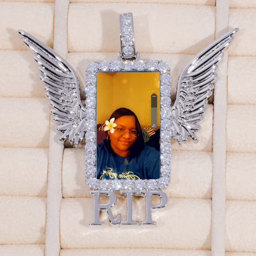 RIP WING 3D CUSTOM PICTURE PENDANT