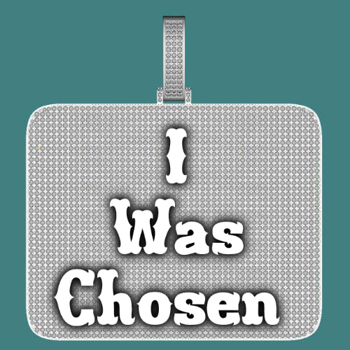 CUSTOM LETTER NECKLACE 3D BIG SQUARE