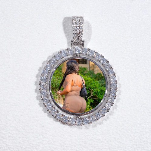 3D Spinning 2-Faced Custom Picture Pendant