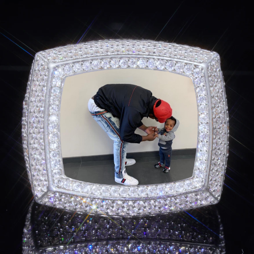 3D CUSTOM PICTURE ICED RING