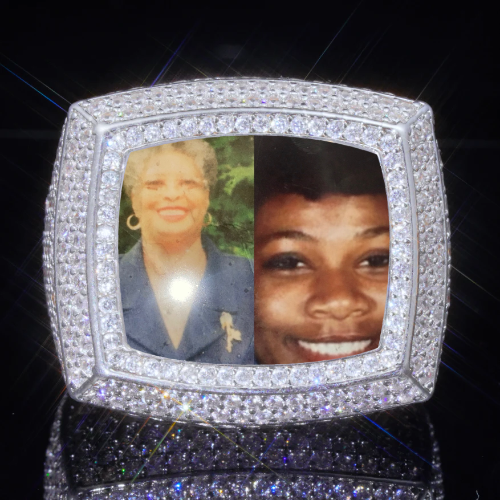 3D CUSTOM PICTURE ICED RING