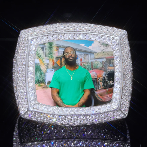 3D CUSTOM PICTURE ICED RING