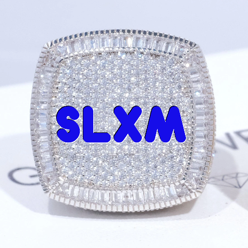 CUSTOM LETTER 3D ICED RING