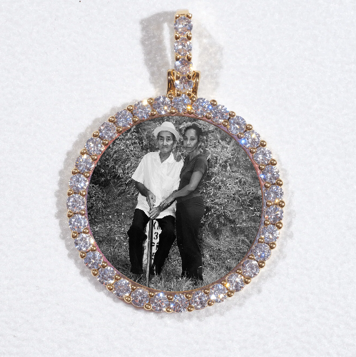 3D CIRCLE CUSTOM PICTURE PENDANT SMALL SIZE