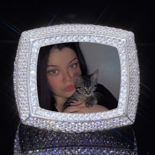 3D CUSTOM PICTURE ICED RING