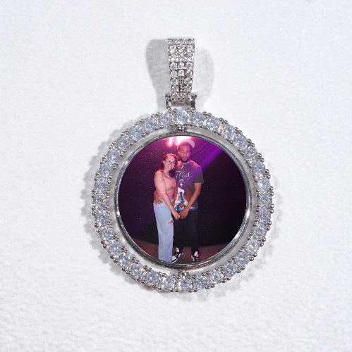 3D Spinning 2-Faced Custom Picture Pendant