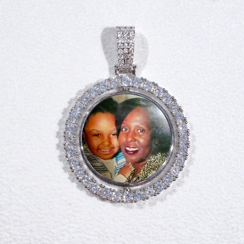 3D Spinning 2-Faced Custom Picture Pendant